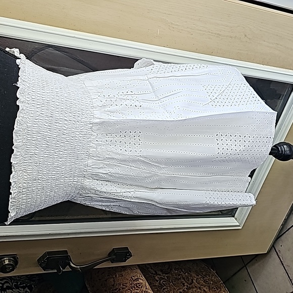 Strapless white top - Picture 7 of 14